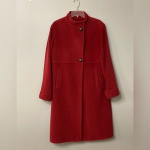 Cole Haan Size 8 Red Coat